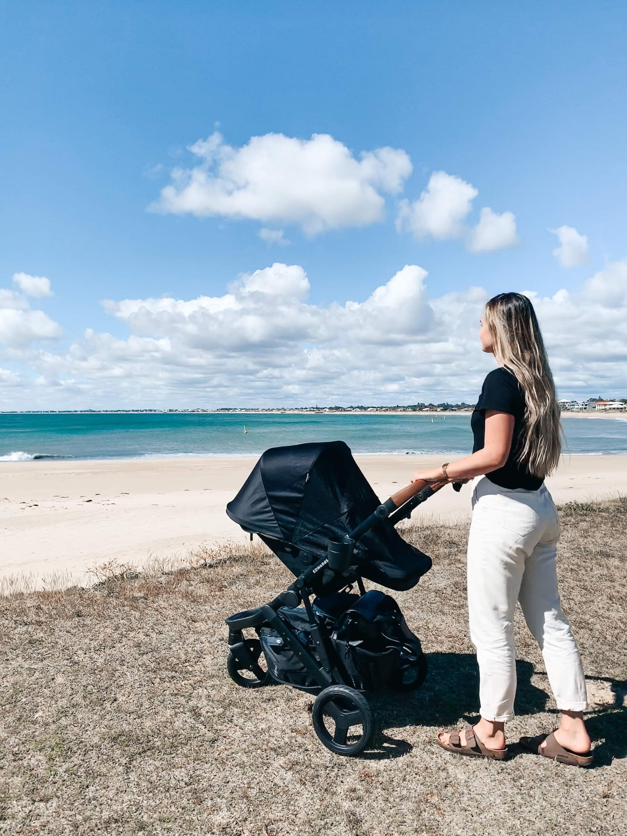 Stroller for beach clearance sand