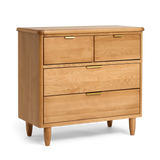 George Dresser - Natural Oak / Brass Pulls