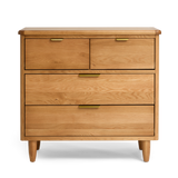 George Dresser - Natural Oak / Brass Pulls