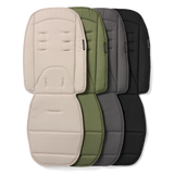 Sand, Fern, Slat Grey and Black Luxe Liners NudeFibre on a white background